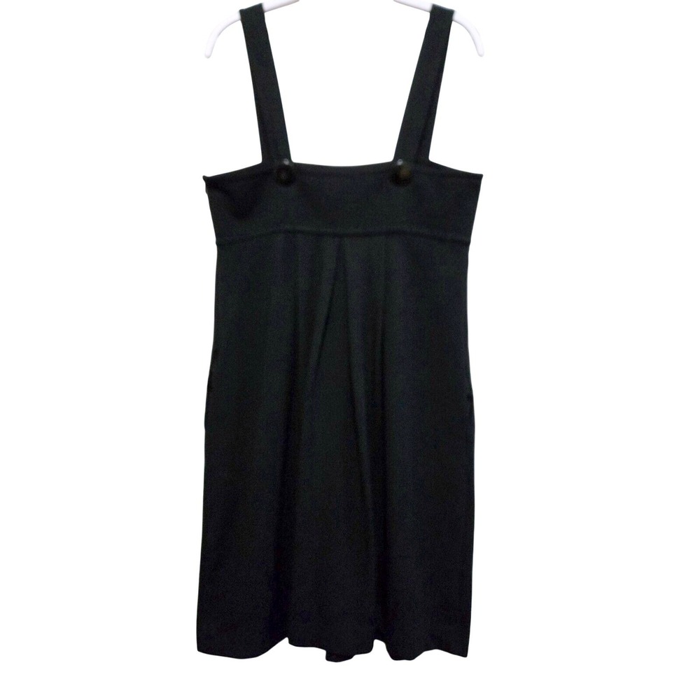 Theory High Fashion Designer, Madeleine Downtown Black Pinafore‎ Dress Women's M
